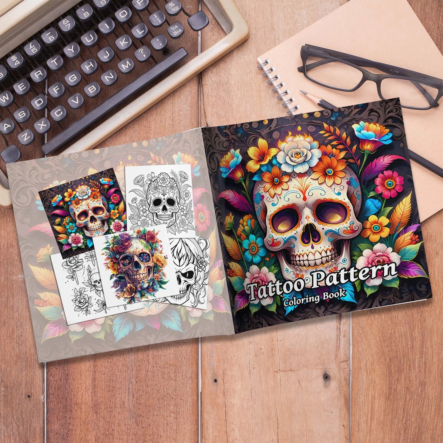 Tattoo Pattern Coloring Book