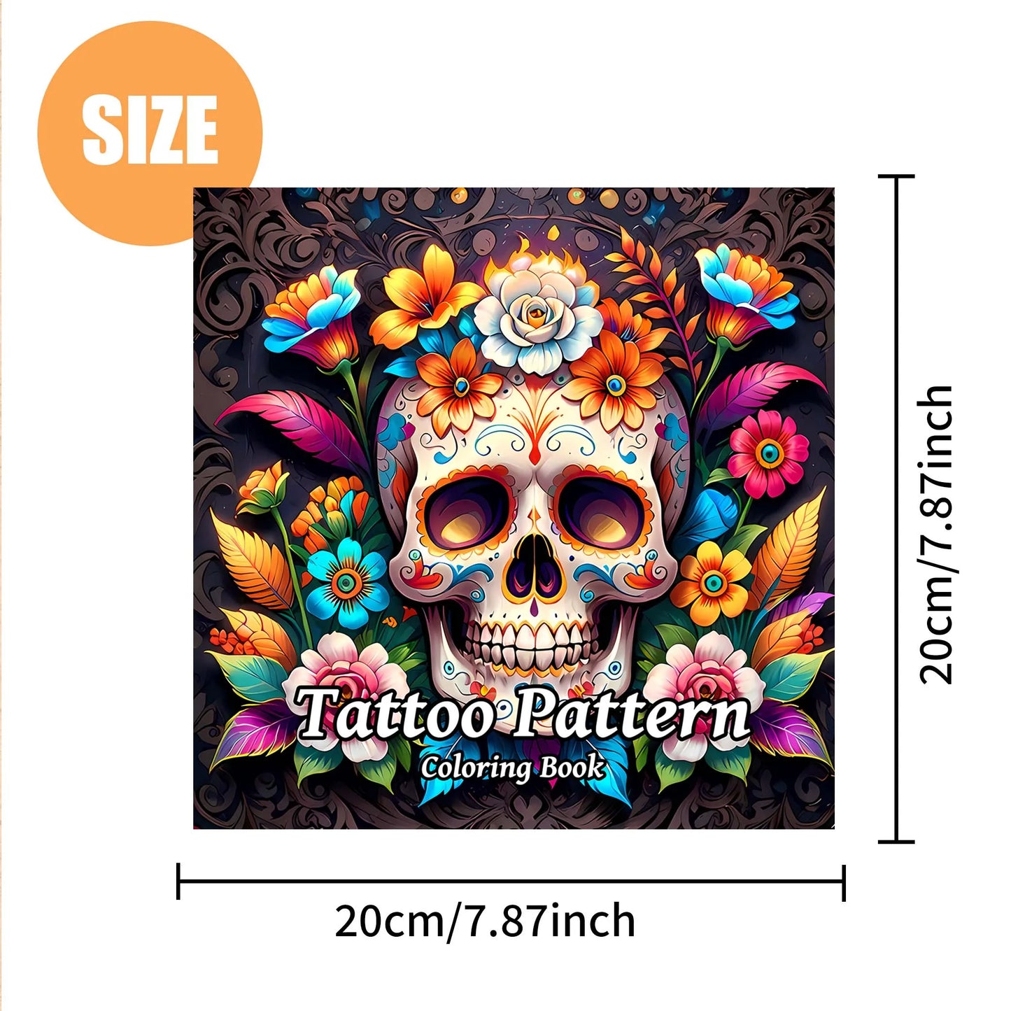 Tattoo Pattern Coloring Book