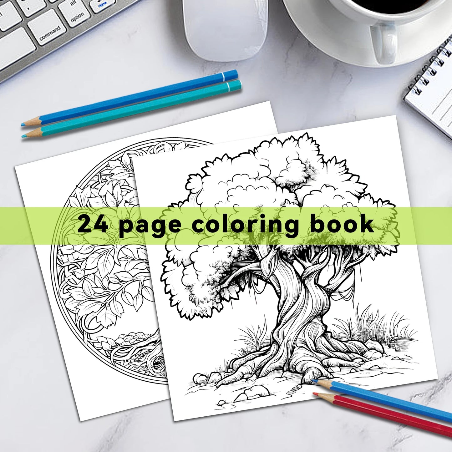 Magical Tree Coloring Book