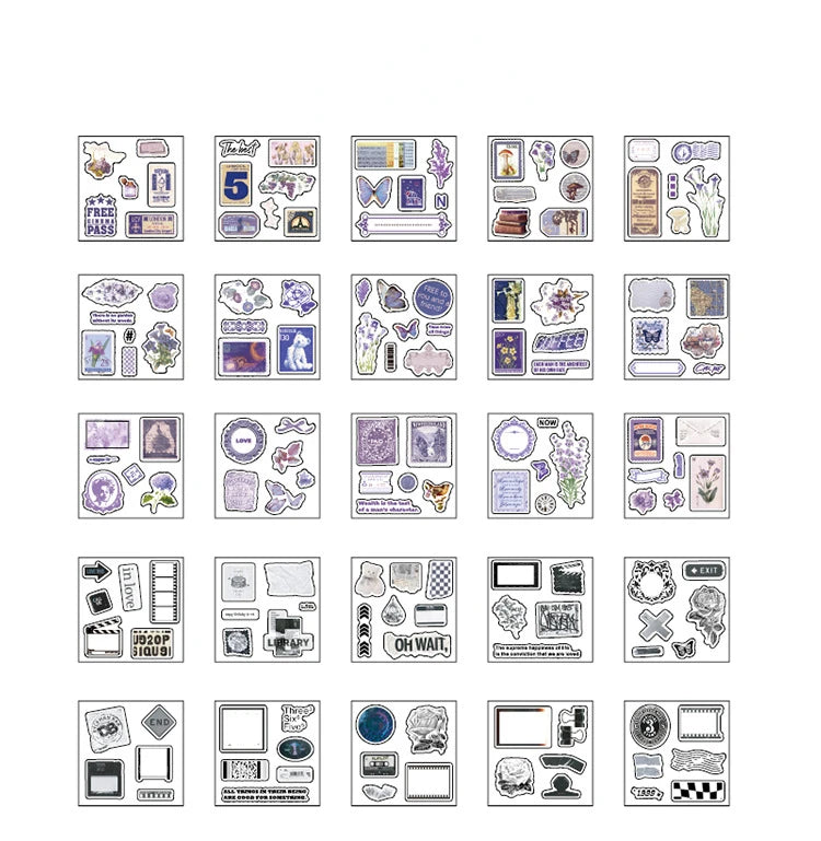 Romantic Promise Series – 100 Retro Stickers