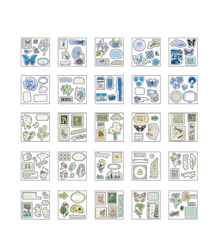 Romantic Promise Series – 100 Retro Stickers