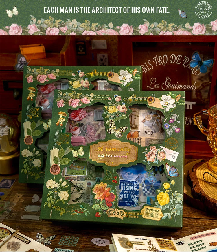 Romantic Promise Series – 100 Retro Stickers