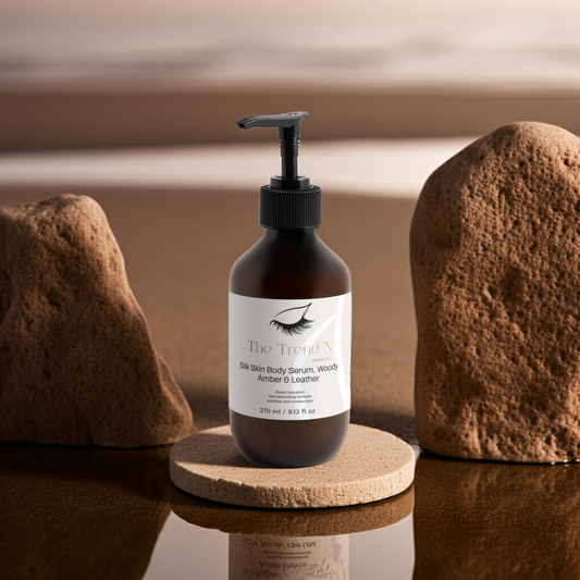 Silk Skin Body Serum, Woody Amber & Leather