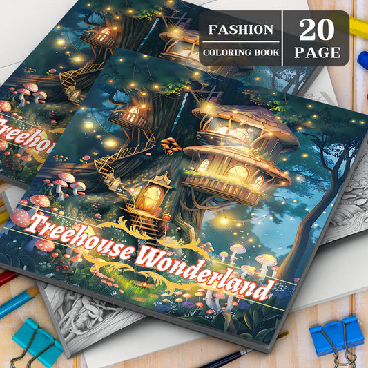 Adult Picture Book Treehouse Wonderland