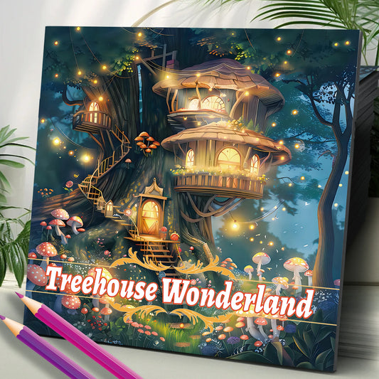Adult Picture Book Treehouse Wonderland