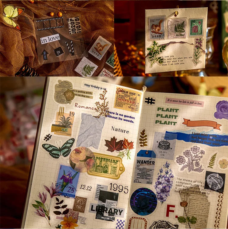 Romantic Promise Series – 100 Retro Stickers