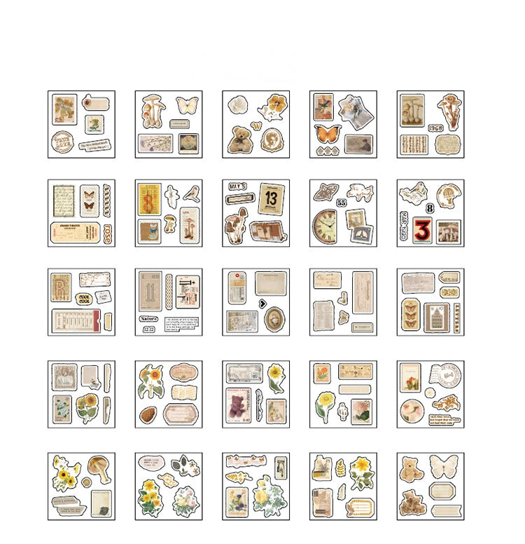 Romantic Promise Series – 100 Retro Stickers