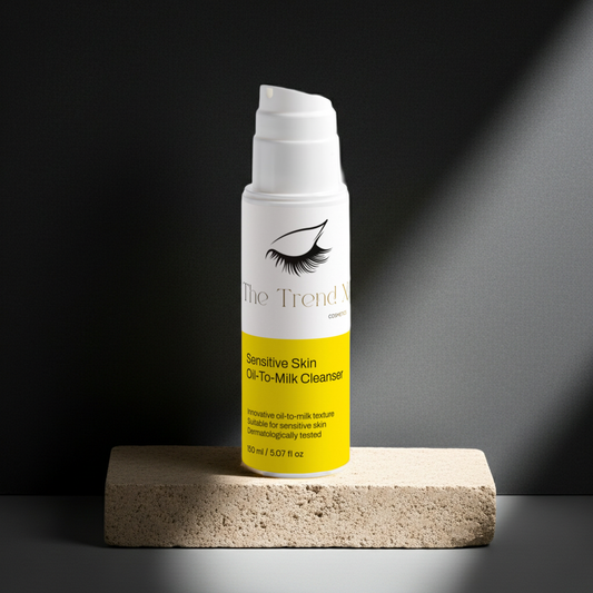 Jutīgas ādas eļļas-piena tīrīšanas līdzeklis